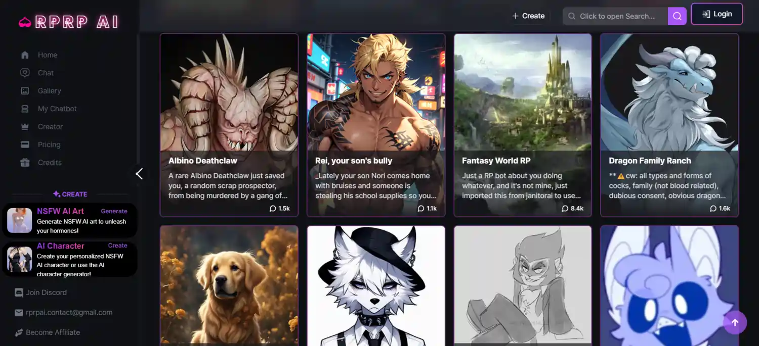 RPRP AI screenshot 2