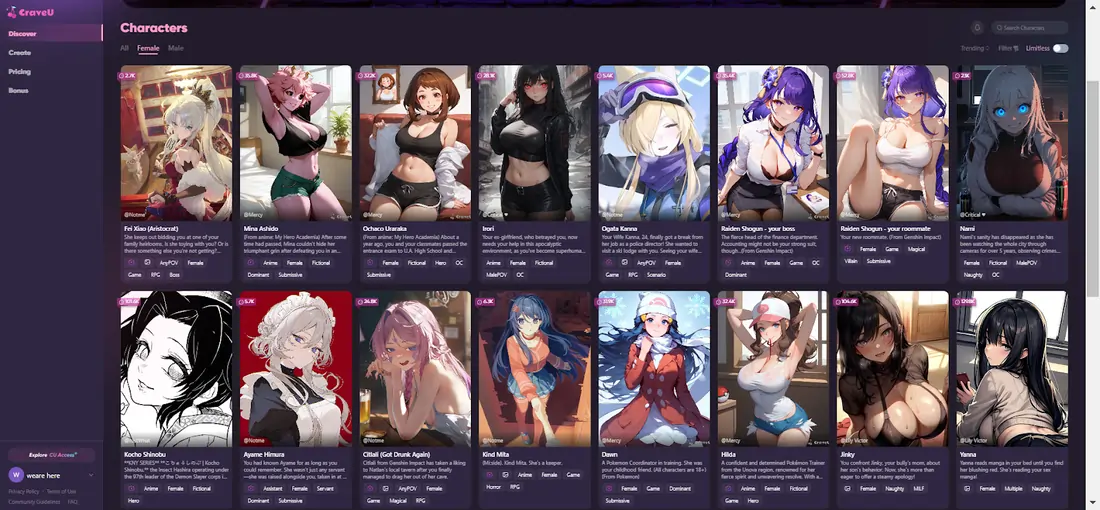 CraveU AI screenshot 1