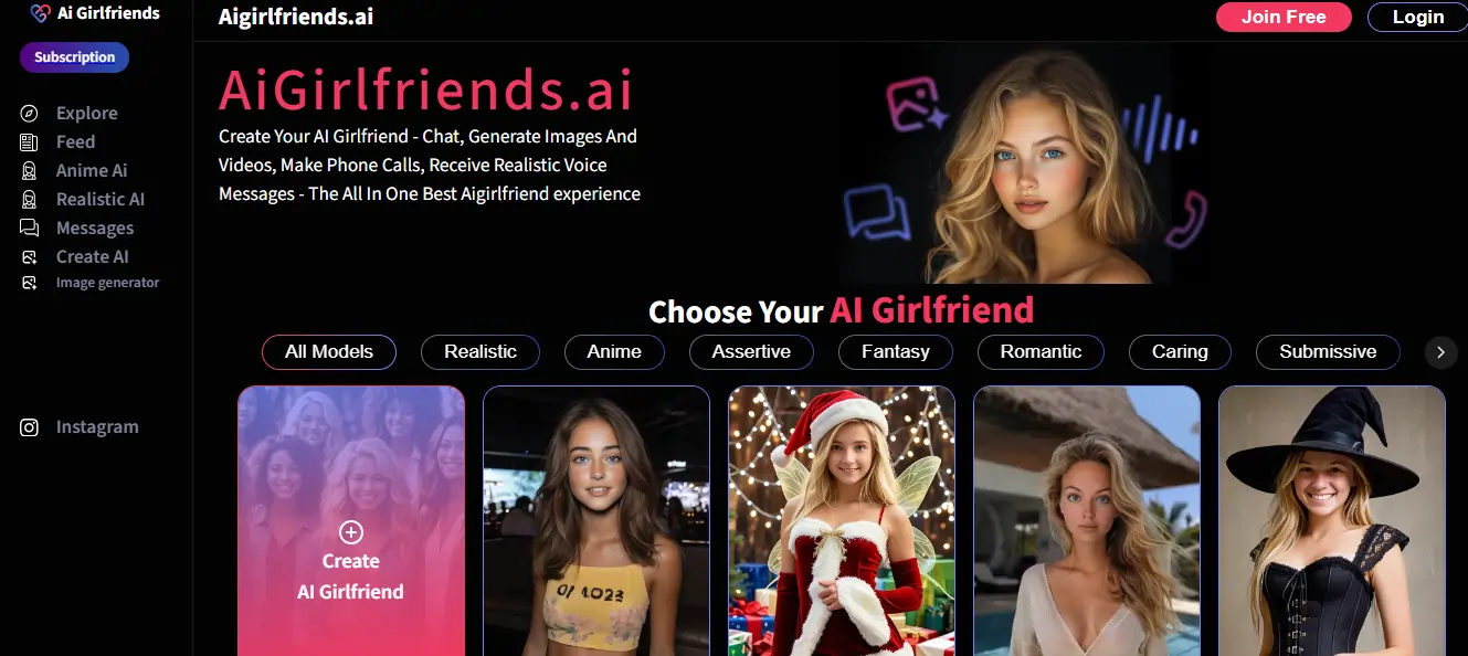 AIGirlfriends.ai screenshot 1