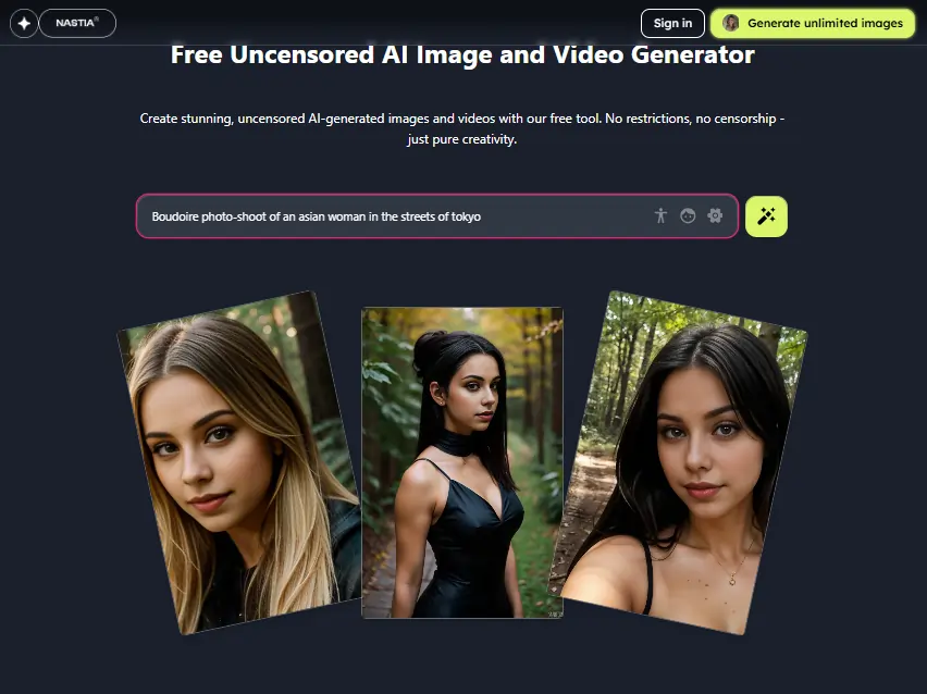 Nastia AI screenshot 2