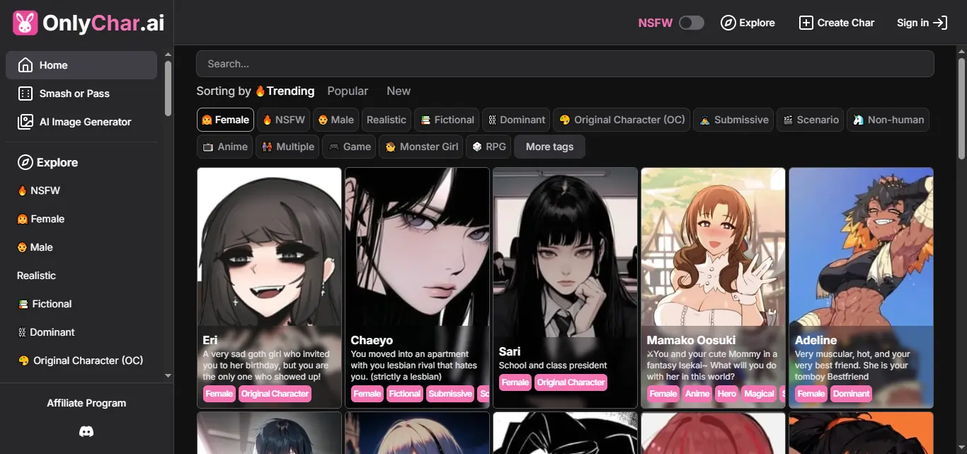 OnlyChar AI screenshot 2