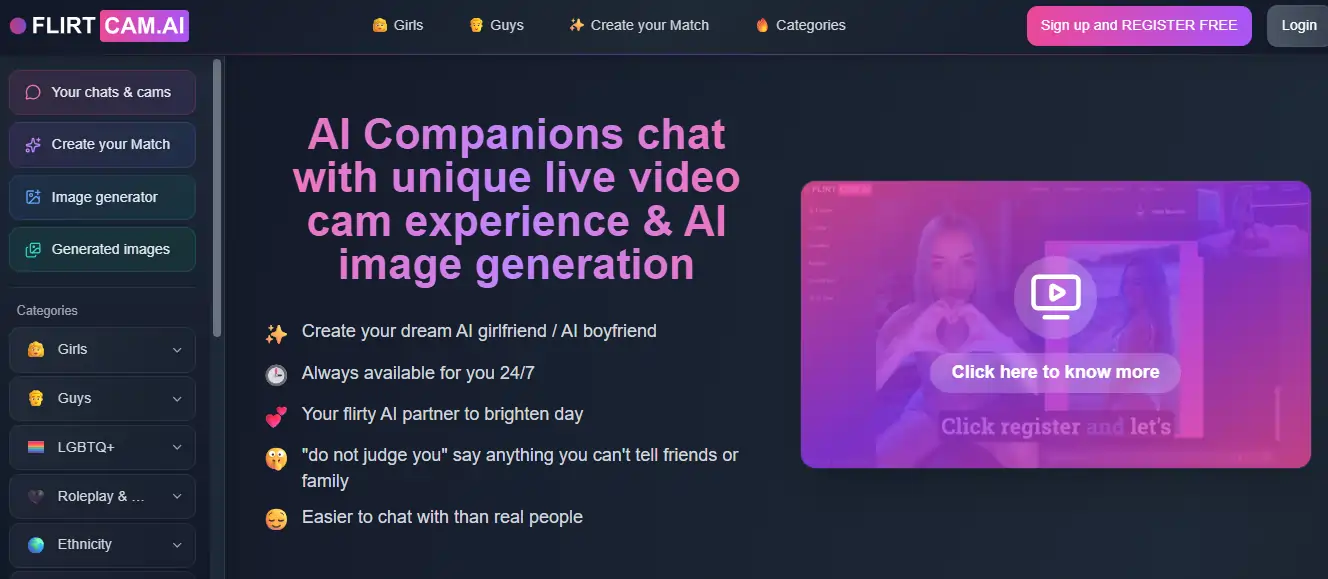 FlirtCam AI screenshot 1