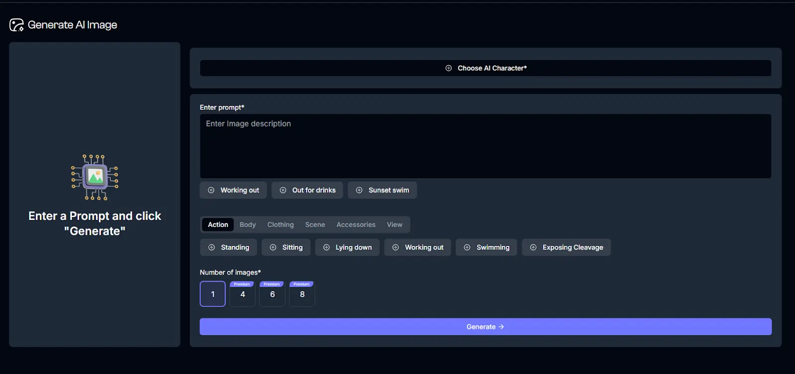 Fanfinity AI screenshot 2