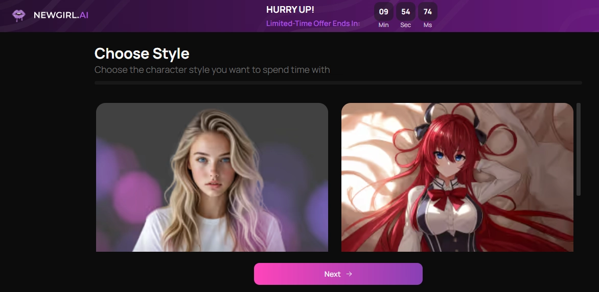 NewGirl AI screenshot 1